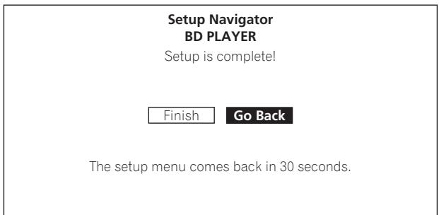 PIONEER LX01BD - Setup Navigator BD PLAYER - 1