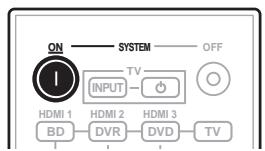 PIONEER LX01BD - Mettez le système sous tension. - 1