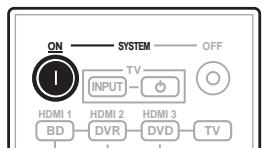 PIONEER LX01BD - Mettez le système sous tension. - 1