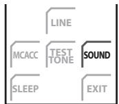 PIONEER LX01BD - Appuyez sur SOUND lorsque le mode Dolby Pro Logic II Music est activé. - 1