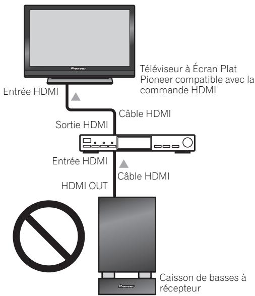 PIONEER LX01BD - Raccordements pour la commande HDMI - 2