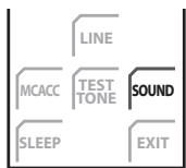 PIONEER LX01BD - Appuyez sur SOUND pour ouvrir le menu son. - 1