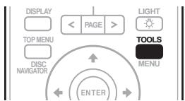 PIONEER LX01BD - Pendant la lecture, affichez le menu TOOLS. - 1