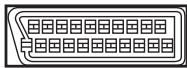 PIONEER LX03 - Affectation des broches péritel (SCART) - 1