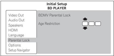 PIONEER LX03BD - 0 Changez l'âge. - 1