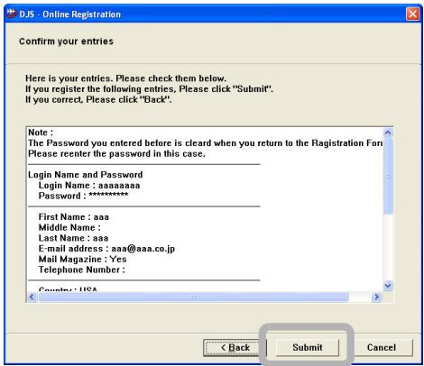 PIONEER SVJ-DL01 - After entering the required information, click the [Next] button. - 3