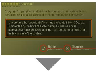 PIONEER SVJ-DL01 - After reading the displayed contents, click the [Agree] button only if you agree. - 1