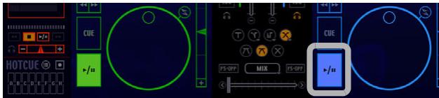 PIONEER SVJ-DL01 - Clicking the [▶/III] button of player B at the playback start position pauses it. - 1