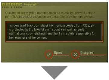 PIONEER SVJ-DL01 - After reading the displayed contents, click the [Agree] button only if you agree. - 1