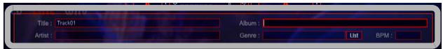 PIONEER SVJ-DL01 - Click the input column of the line input list and enter the necessary information. - 1