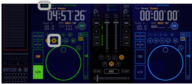 PIONEER SVJ-DL01 - While paused, click the [Loop Out] button at the point to end playing the loop. - 1