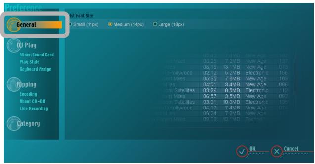 PIONEER SVJ-DL01 - Click [General]. - 1
