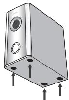 PIONEER SX-SW505HX (RCS-656HX) - Attach the smaller non-skid pads to the base of the center speaker. The large non-skid pads are for the front and surround speakers, and the receiver subwoofer (as shown). - 5