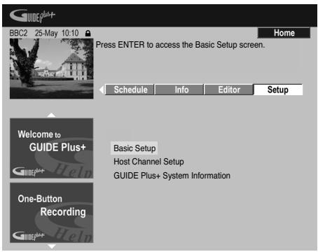 PIONEER SX-SW505HX (RCS-656HX) - Select 'Setup' from the Menu bar. - 1