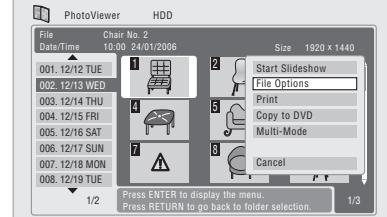 PIONEER SX-SW505HX (RCS-656HX) - Select 'File Options' or 'Folder Options'. - 1