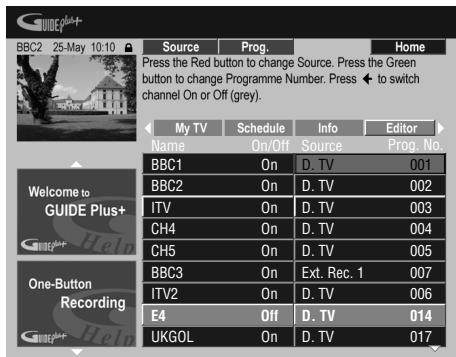 PIONEER SX-SW505HX (RCS-656HX) - Select 'Editor' from the Menu bar. - 1