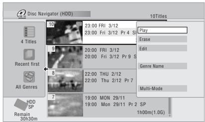PIONEER SX-SW505HX (RCS-656HX) - Select 'Play' from the command menu panel. - 1