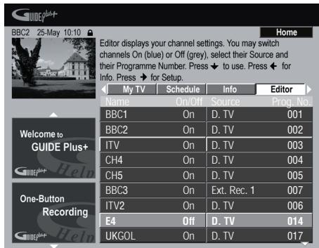 PIONEER SX-SW505HX (RCS-656HX) - Change the program numbers as you like. - 1