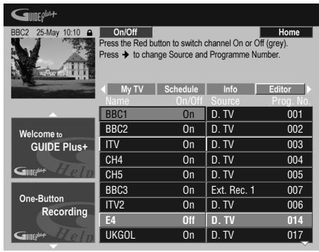 PIONEER SX-SW505HX (RCS-656HX) - Select 'Editor' from the Menu bar. - 1