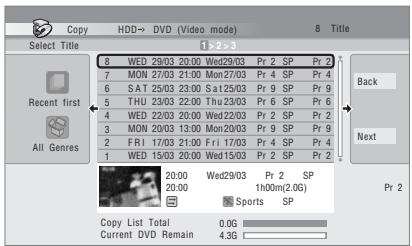 PIONEER SX-SW505HX (RCS-656HX) - Select 'HDD DVD'. - 3