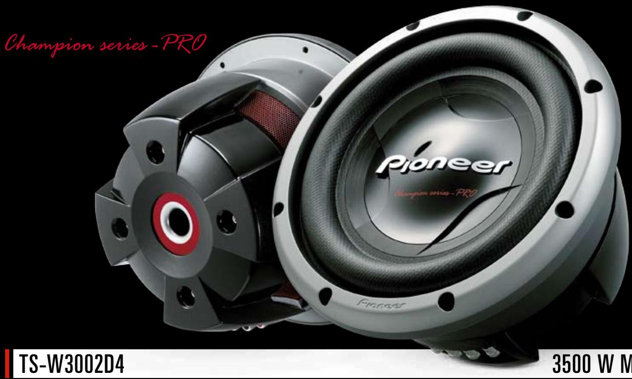 PIONEER TS-130CI - COMPETITION-GRADE SPL SUBS - 2