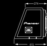 PIONEER TS-876 - Bass Reflex Subwoofer - 3