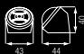 PIONEER TS-876 - Separate Component High-grade Custom-fit Speakers - 18