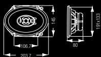 PIONEER TS-876 - Coaxial High-grade Custom-fit Speakers - 2