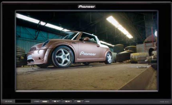 PIONEER TS-876 - 11-INCH WIDE-SCREEN VGA COLOUR DISPLAY - 1