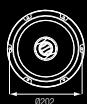 PIONEER TS-876 - ROCK-SOLID SPEAKER CONES - 8