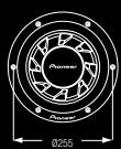 PIONEER TS-876 - FOR ENCLOSURE USE - 1