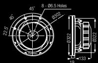 PIONEER TS-876 - PRS High-class Component Subwoofer - 1