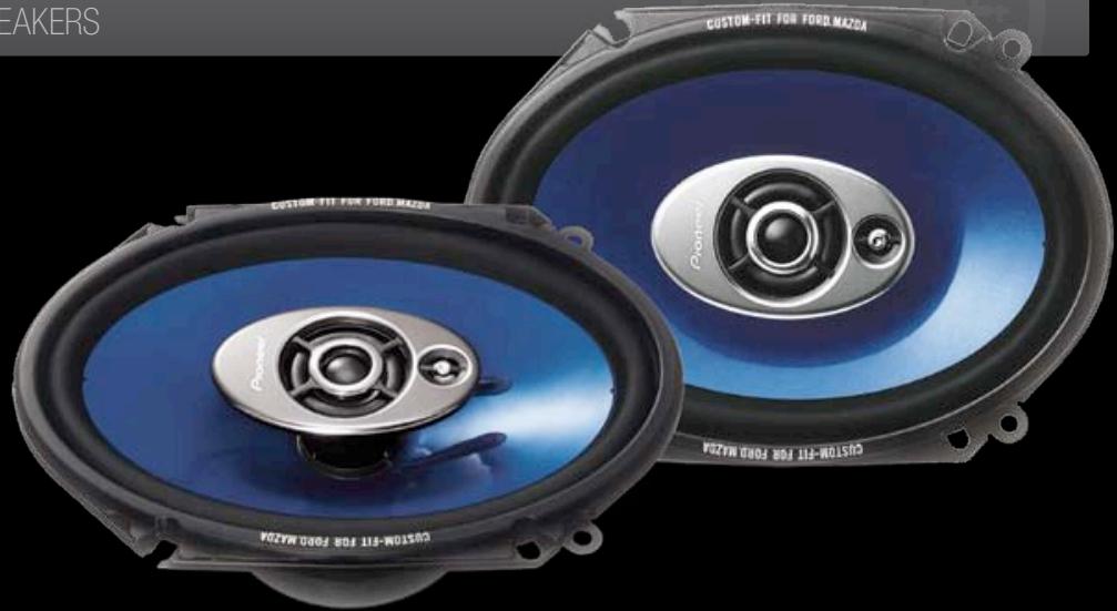 PIONEER TS-876 - Coaxial High-grade Custom-fit Speakers - 3