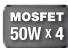 PIONEER TS-876 - MOSFET 50 W x 4 - 1