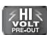 PIONEER TS-876 - Hi-volt pre-out - 1