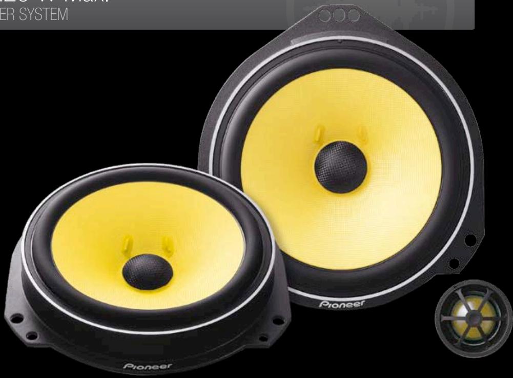 PIONEER TS-876 - Q-Level Separate Component Speakers - 6