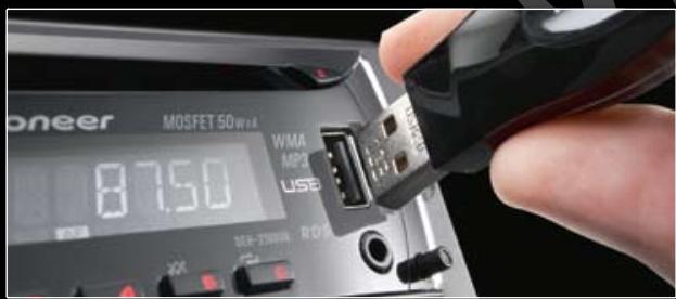 PIONEER TS-CX7 - FRONT USB FRONT USB CONNECTION - 1