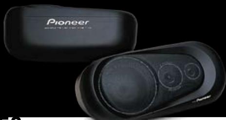 PIONEER TS-CX7 - 4" X 6" COAXIAL 2-WAY SPEAKERS - 1