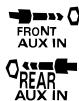PIONEER TS-H1703 - AUX-INTERMINAL (FRONT/REAR) - 1
