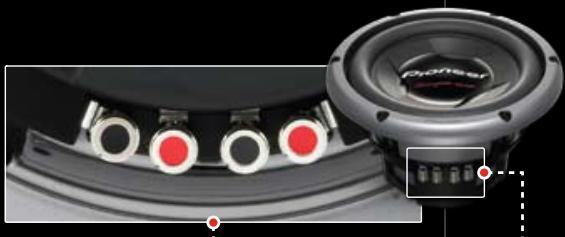 PIONEER TS-H467 - SINGLE-SIDED PUSH TERMINALS - 1