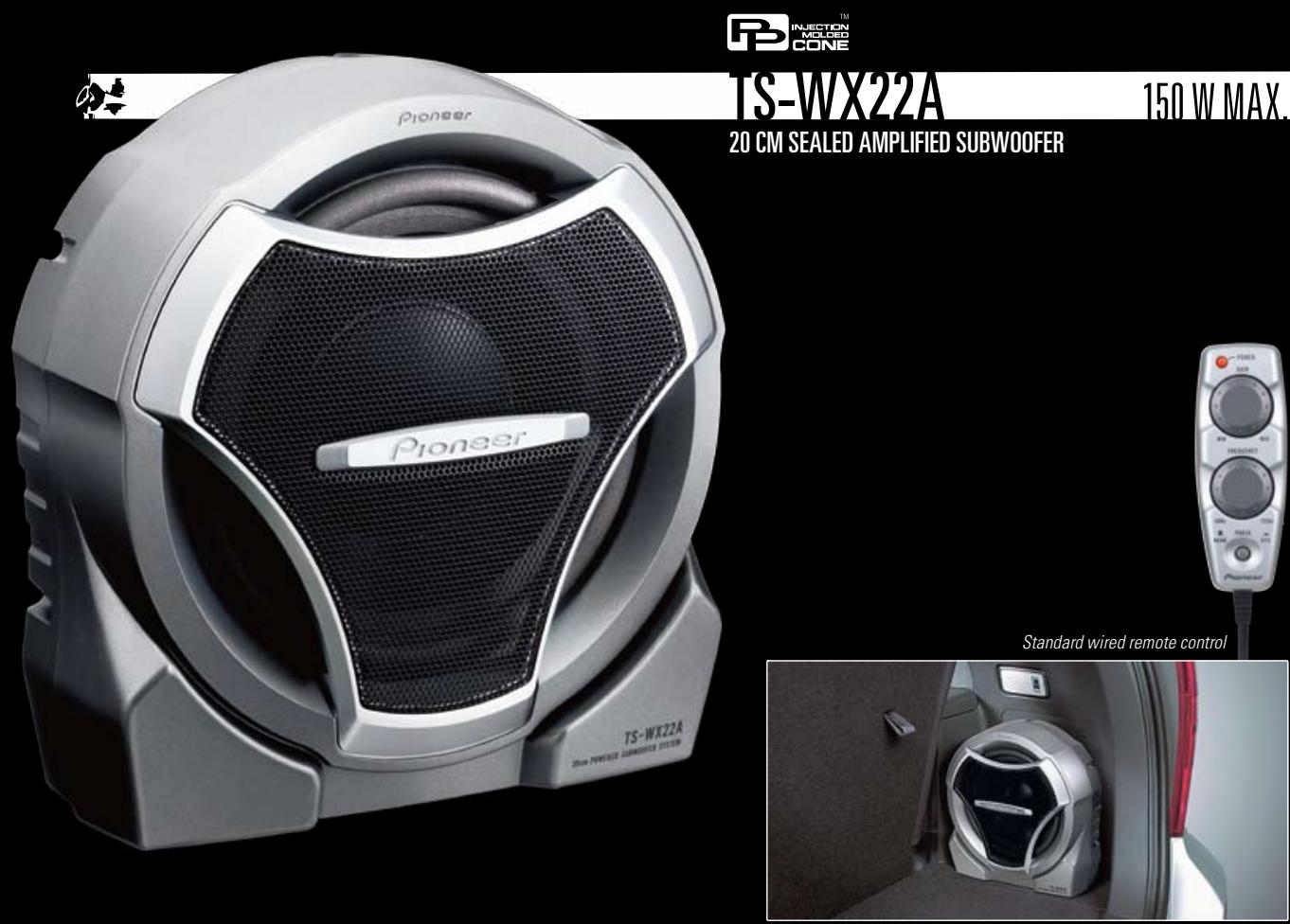 PIONEER TS-H467 - AMPLIFIED SUBWOOFERS - 1