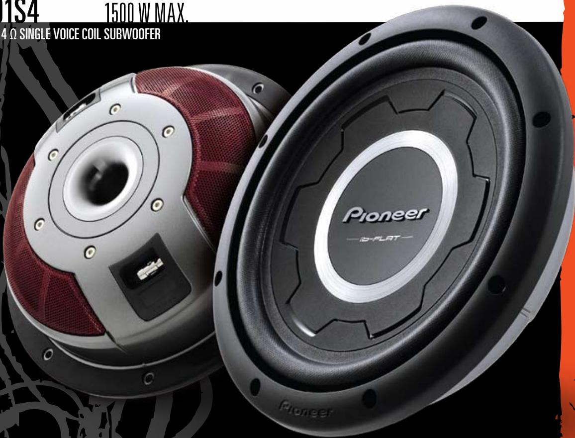 PIONEER TS-H687 - S-SW3001S4 1500 W MAX. - 1