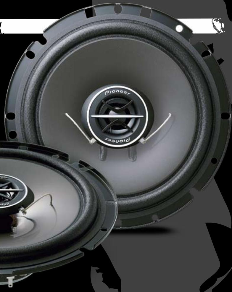 PIONEER TS-H687 - COAXIAL 2-WAY CUSTOM-FIT SPEAKERS - 2