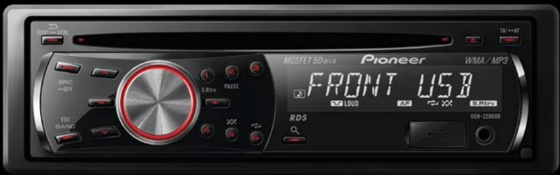 PIONEER TS-Q131C - FRONT USB - 1