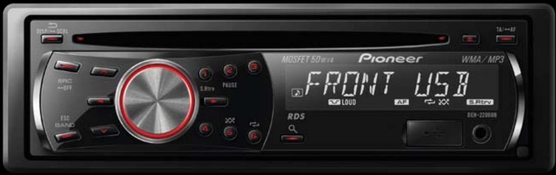 PIONEER TS-W308D2 - FRONT USB - 1