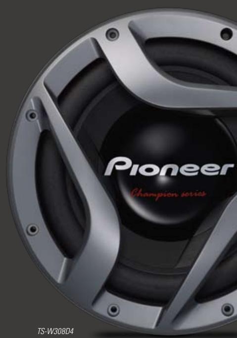 PIONEER TS-W308D4 - STREET TUNING - 1