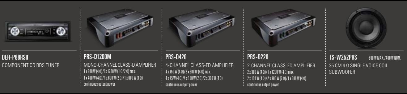 PIONEER TS-W308D4 - HIGH-QUALITY PIONEER REFERENCE SERIES - 1