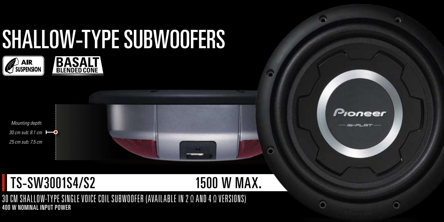 PIONEER TS-W308D4 - SPACE-SAVING SOLUTIONS - 1