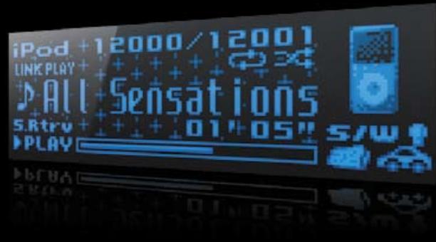 PIONEER TS-W308F - FULL-DOT BLUE OEL DISPLAY - 1