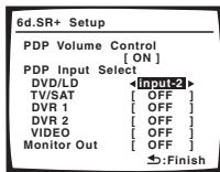 PIONEER VSX-1017AV-S - Assign any input source connected to the plasma display to the corresponding input number. - 2